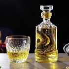 500ml Dragon Engraved Whiskey Decanter Barware Alcohol Bottle For Liquor Scotch