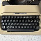 Olivetti Typewriter Lettera 10 Beige Genuine Case Made In Spain N327