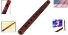 C Major Wooden Flute - Hand-carved With Display Stand  13-inch Masterpiece