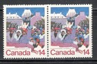 Quebec Carnaval   Labels  1968    Stamps No  780   pair  Mnh