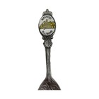 Nauvoo Illinois Souvenir Spoon Pewter Temple Us State Travel Mormon Collectible
