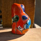 Talavera Pottery Cat Mexican Clay Ceramic Folk Art Figurine 3 5 