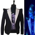 Michael Costume This Is It Jacket Skinny Informal Crystal Suit Blazer Impersonat