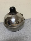 Vtg Kerosene Smudge Pot Shiny Chrome  Highway Torch Burner Stork 500-038