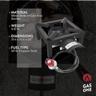 High Pressure Propane Burner 1-burner Outdoor Stove With Heat Shield Guard