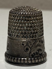 Antique Sterling Silver Thimble Size 8 Honeycomb Pattern  Simons Bros