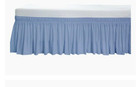 Rajlinen Wrap Around Bed Skirt Easy Fit Elastic King 16  Drop Lt  Blue Nwt 