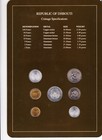 Coin Set Of All Nations Djibouti Uncirculated 1977-1986 1-100 Franc W stamp