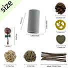 Muyg 2 Pcs Hamster Fun Plastic Tunnels Chew Tube For Hamsters Guinea Pigs Rats