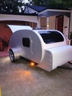 Custom Teardrop Rv Camper Trailer Rv Off Grid Kitchen Utility Lightweight