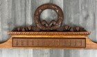 Pediment Antique French Hand Carved Oak Crown Crest Architectural Lot 7022