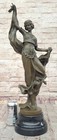 Signed Large Bronze Sculpture - Gypsy Dancer Figurine  Classic Artwork