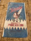Vintage Tetonka Indian Hybrid Seed Corn Cloth Bag Sack Waterville Mn Simpson