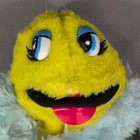 Vintage 1982 Ms  Pacman Hand Puppet Commonwealth Toy Stuffed Plush