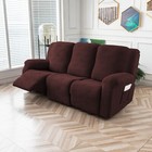 Recliner Chair Cover stretch Sofa Cover 3 Seater With Arm Rest  Couch Cover Soft