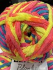 Yarnspirations Bernat Blanket Brights Yarn  neon Mix  10 5oz 300g   1 Skein 