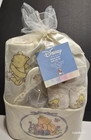 Classic Disney Winnie The Pooh Bath Gift Set Caddy  Brush  Comb  Cap  Booties