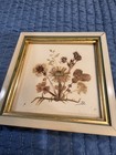 K  the Wohlfahrt Set Of 2 Framed Pressed dried Mixed Flowers  Made In Gdr