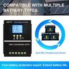 Mppt 100a 80 60 40 30a Solar Charge Controller 12v 24v 36v 48v Battery Regulator