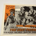 The Lost Patrol Re-release 1954 Original Lobby Card Boris  Karloff Rko Pictures