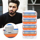 16pc For Gillette Fusion Proglide Razor Blades Stainless Steel Blades Replacment