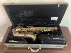 1920s Buescher True Tone Alto Saxophone Silver Plate Rolled Tone Holes W  Case 