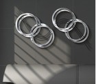 Huge Metal Wall Art industrial Modern Wall Sculpture  Contemporary  Silver