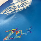 Discraft Z Flx Zone 175g Pfn Old Gummy Zone -  Blue W  2 Foil Very Flat Used