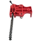 Bench Mount Pipe Vise 1 2-8 Inch Chain Clamp Cast Iron Heavy Duty 34 6 Inch