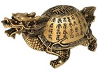 Feng Shui Chinese Dragon Turtle Tortoise Statue Home Office Decor Blessing Gift