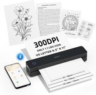 Hprt Portable Printer Wireless 8 5x11 Us Letter a4 Thermal Paper Inkless 300 Dpi