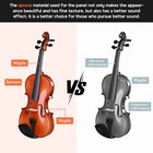Solid Wood Violin 4 4 Full Size Set Beginner Fiddle For Student With Case