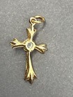 Vintage Cross With The Lords Prayer Stanhope Pendant