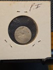 1857 No Arrows Seated Bust Half Dime  Nice  Dent   2