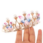Crystal Princess Crown Rhinestone Tiara For Girl Birthday Wedding Hair Jewelry