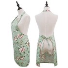 Floral Aprons For Women  2 Pack Kitchen Aprons With Pockets For Cooking Bakin   