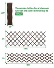 Expandable Wooden Lattice Trellis For Climbing Plants - 2 Pack  47 2 Inches