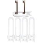  Baby Sliding Cabinet Locks - 4 Pack Adjustable U Shaped Child Safety 