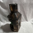 Starboard Nautical Maritime Lantern  Green Glass Lens  Metal   Glass Replica