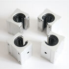 Sbr20uu 20mm Aluminum Open Linear Motion Bearing Slide Unit For Linear Rail 4pcs