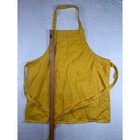Kaf Home Mustard Yellow Cotton Kitchen Apron With Front Pocket One Size