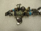 Vintage Silver Tone Native American Style Beaded Womens Watch