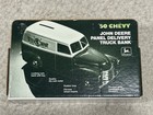 John Deere 1950 Chevy Panel Truck 1 25 Scale Die-cast Metal Coin Bank
