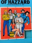 Vintage Dukes Of Hazzard Full Cast Sliding Tile Puzzle Toy 1981 Hong Kong 