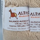 3 Alpaca Warehouse Yarn  50  Alpaca 5  Wool 45  Acrylic Beige 109yds Each