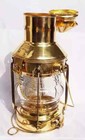 Vintage Brass Oil Lamp Maritime Ship Lantern-anchor Boat Light Lamp Nautical