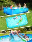 Evajoy Ejhf047 Rectangular Metal Framed Swimming Pool Set 14ft X 7ft X 33in