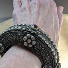 Vintage Afghan Kuchi Tribal Cuff Bracelet Small Jewelry 5 5  Wrist  22204 