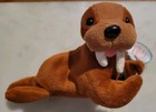 Coca-cola Bean Bag Plush Walrus With Coca-cola Bottle 1997 Nwt