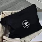 Chanel Mesh Beauty Pouch Vip     Black Cosmetic Makeup Case Organizer New